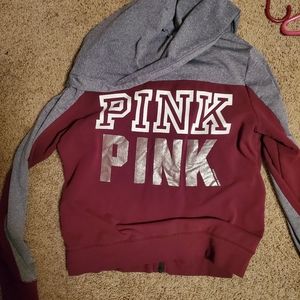 Pink hoodie